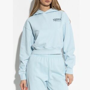 New Blue Hooded Sweatshirt